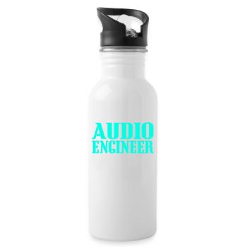 Sound engineer, technician - Water bottle with straw - white - Right