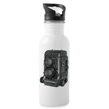 Mamiya C330 - Water bottle with straw - white - Right