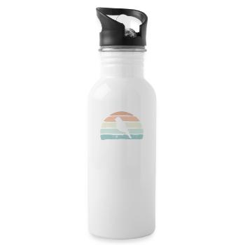 Obsessive Birding Disorder Funny Birdwatching Gift - Gourde avec paille intégrée - blanc - Droite
