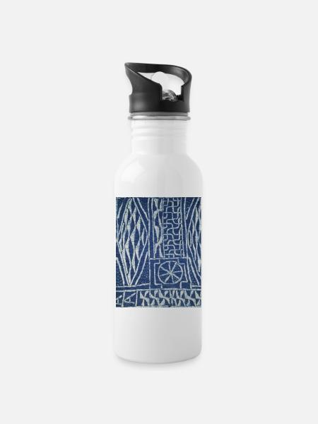 Ndop - Water bottle with straw - white