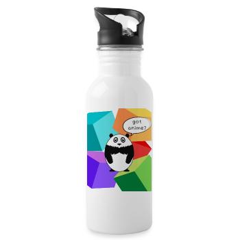 Got Anime? - Trinkflasche mit integriertem Trinkhalm - Weiß - Rechts