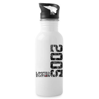 21ST BIRTHDAY 21 YEARS LIMITED EDITION 2005 - Water bottle with straw - white - Right