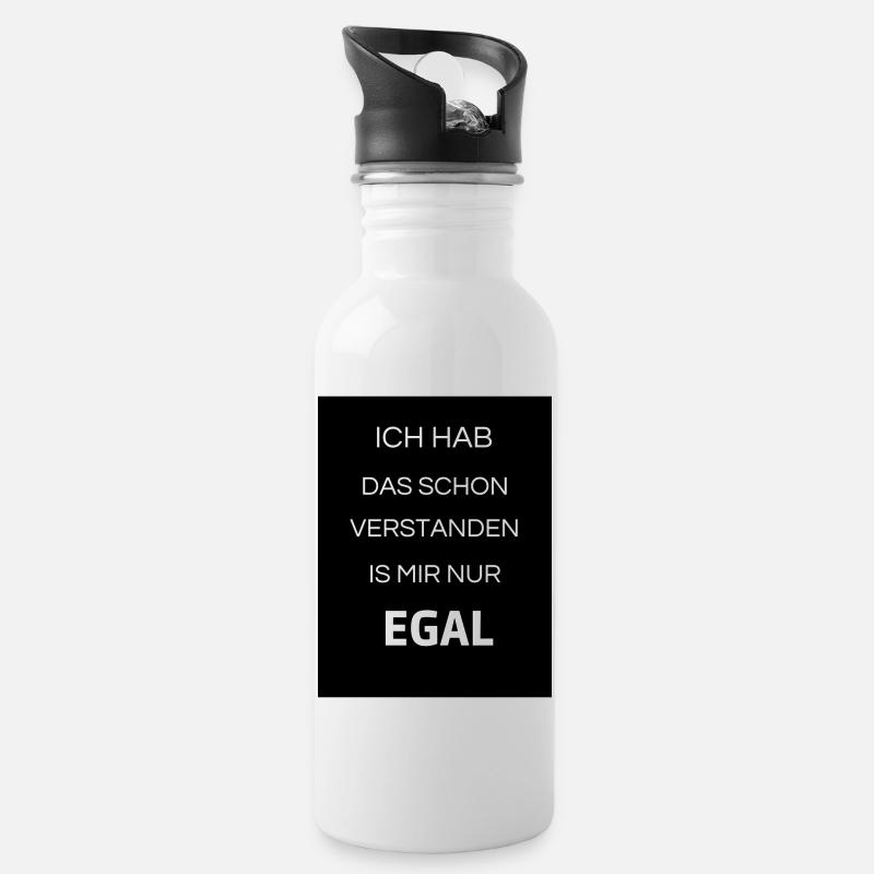 ER WARS 3 - Trinkflasche mit integriertem Trinkhalm - Weiß