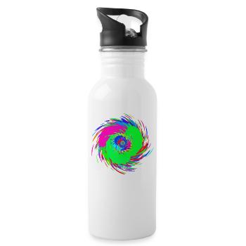 Color Splash 2 - Water bottle with straw - white - Right