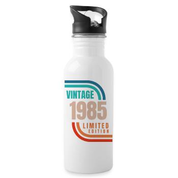 Édition limitée Millésime 1985 - Gourde avec paille intégrée - blanc - Droite