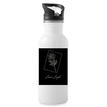 Locus Leylo - Trinkflasche mit integriertem Trinkhalm - Weiß - Rechts