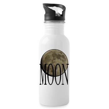 Cradle - Natural Moon - Water bottle with straw - white - Right