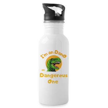 DanO - Trinkflasche mit integriertem Trinkhalm - Weiß - Rechts