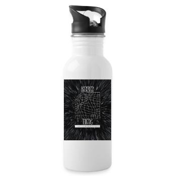Space and time - Water bottle with straw - white - Right