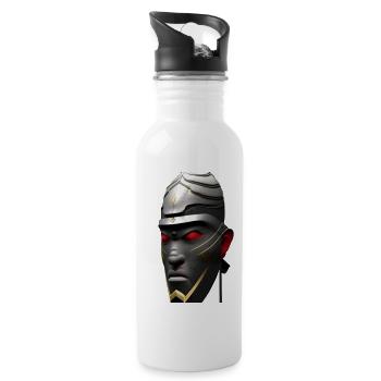 Samouraï king M1 - Gourde avec paille intégrée - blanc - Droite
