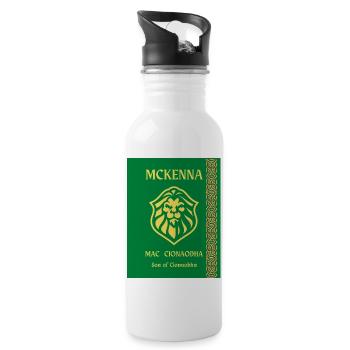 NOM DE FAMILLE MCKENNA - Gourde avec paille intégrée - blanc - Droite