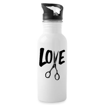 Hairdresser Hairdresser - Water bottle with straw - white - Right
