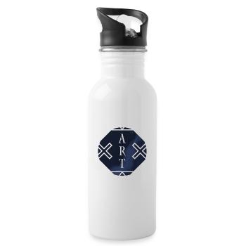 ART Experiment Back - Water bottle with straw - white - Right
