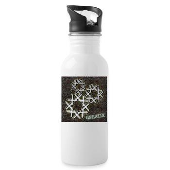 GREATIX - Shop WoW - 2023 - Water bottle with straw - white - Right