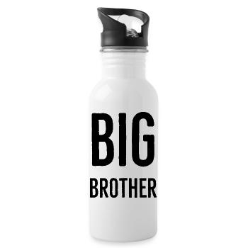 BIG BROTHER - Water bottle with straw - white - Right