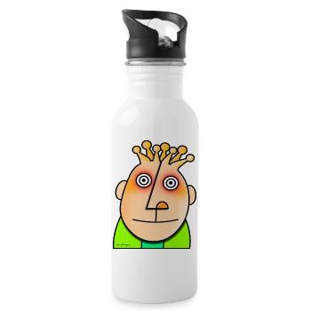 Vous sentez-vous parfois différent aussi ? - Gourde avec paille intégrée - blanc - Droite