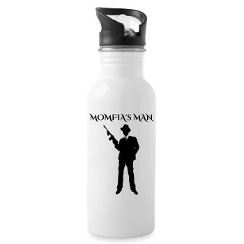 L’HOMME DE MOMFIA - Gourde avec paille intégrée - blanc - Droite