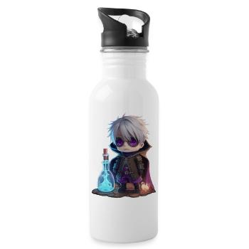 Human Alchemist - Water bottle with straw - white - Right