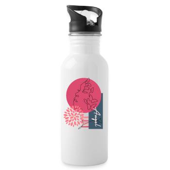 Magical Femininity - Water bottle with straw - white - Right