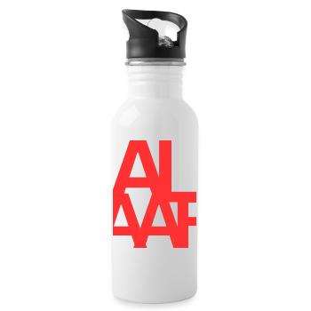 Alaay Style 2 - Trinkflasche mit integriertem Trinkhalm - Weiß - Rechts