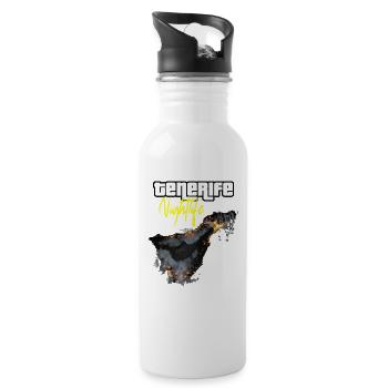 TF NIGHTLIFE 3 - Water bottle with straw - white - Right