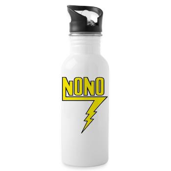 Nono - Trinkflasche mit integriertem Trinkhalm - Weiß - Rechts