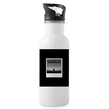 My Design - Trinkflasche mit integriertem Trinkhalm - Weiß - Rechts
