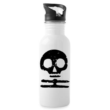 White Death Finland - Water bottle with straw - white - Right