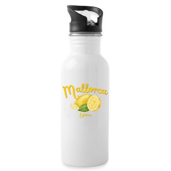 Majorca - Spain - Malle - Sea - Party - Water bottle with straw - white - Right