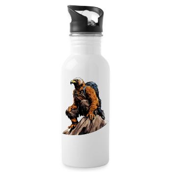 Adler Hiking / Mountaineering Adler - Water bottle with straw - white - Right