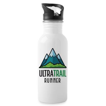 Coureur UltraTrail - Gourde avec paille intégrée - blanc - Droite