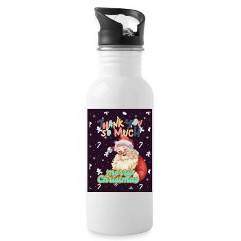 The dyslexic auditor 20241224 115242 0000 - Water bottle with straw - white - Right