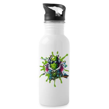 Digga Spreewald - Water bottle with straw - white - Right
