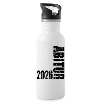 Abitur 2026 - Gourde avec paille intégrée - blanc - Droite