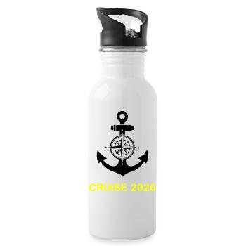 Cruise 2026 Anchor Compass - Water bottle with straw - white - Right