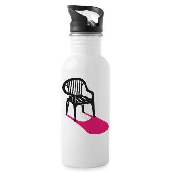 Monobloc – des classiques du design pour toutes les occasions - Gourde avec paille intégrée - blanc - Droite