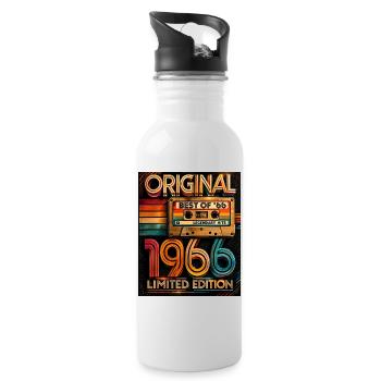 Édition Originale Limitée de 1966 - Gourde avec paille intégrée - blanc - Droite