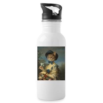 Catleen - Water bottle with straw - white - Right