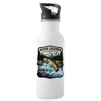 River Legends Sunrise Giants - Water bottle with straw - white - Right