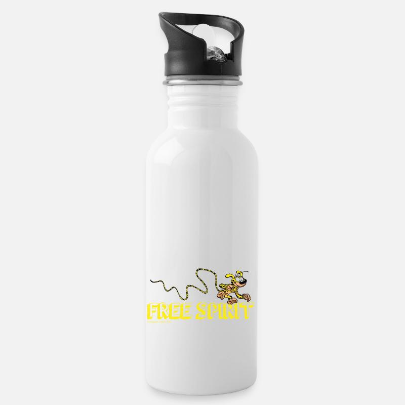 Marsupilami Free Spirit - Gourde avec paille intégrée - blanc