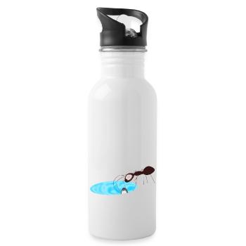 Ant - Water bottle with straw - white - Right