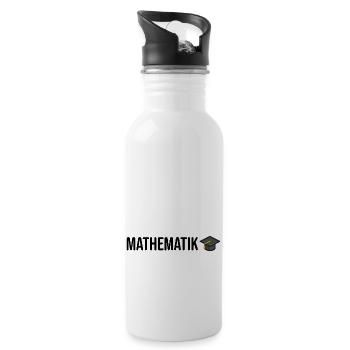 Mathematik Studium Mathematiker - Trinkflasche mit integriertem Trinkhalm - Weiß - Rechts