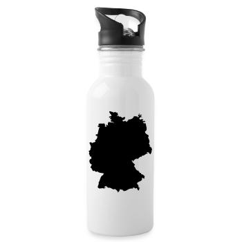 Germany - Water bottle with straw - white - Right