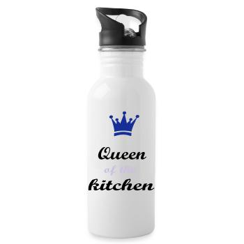 Cook - Water bottle with straw - white - Right