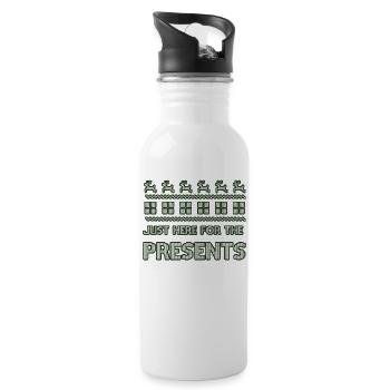 Only for the gifts - Water bottle with straw - white - Right