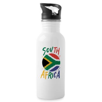 South Africa - Water bottle with straw - white - Right