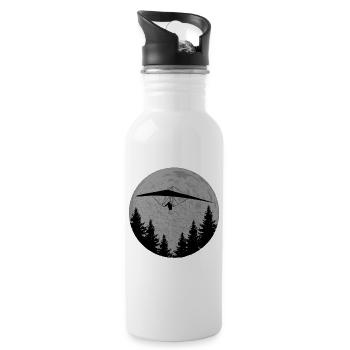 Hang glider - Water bottle with straw - white - Right