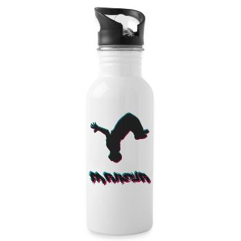 Parkour - Water bottle with straw - white - Right