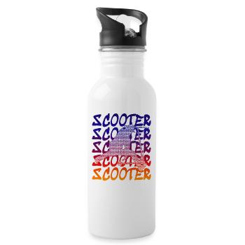 Stunt Scooter - Water bottle with straw - white - Right
