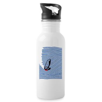 Windsurfer Windsurf Onde - Gourde avec paille intégrée - blanc - Droite